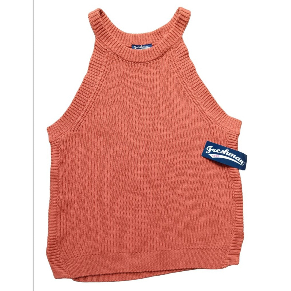 Women's Freshman Top Size L Orange